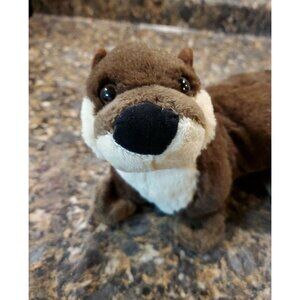 ~Wild Republic 12" Long Brown OTTER Plush Toy Stuffed Animal Figure~